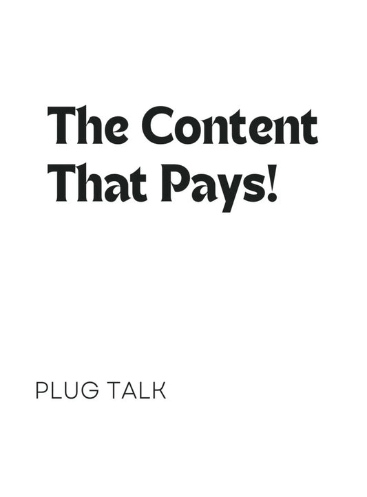The Content That Pays (Ebook)